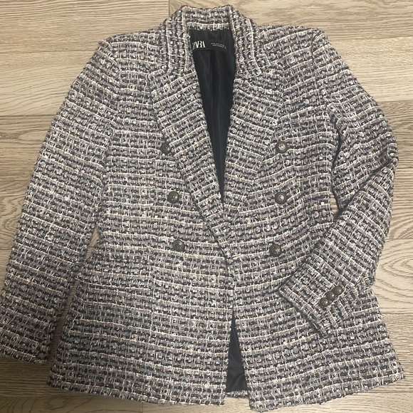 Zara Tweed Blazer - Picture 4 of 6